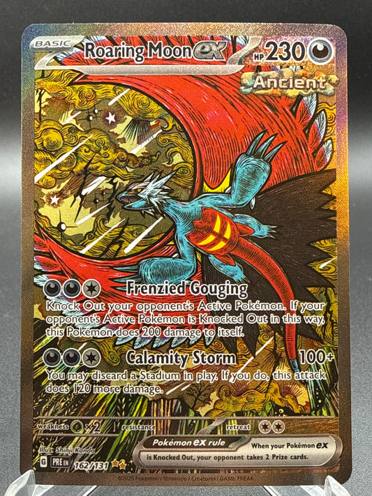 Pokémon TCG: 2025 Roaring Moon ex 162/131 SV: Prismatic Evolutions