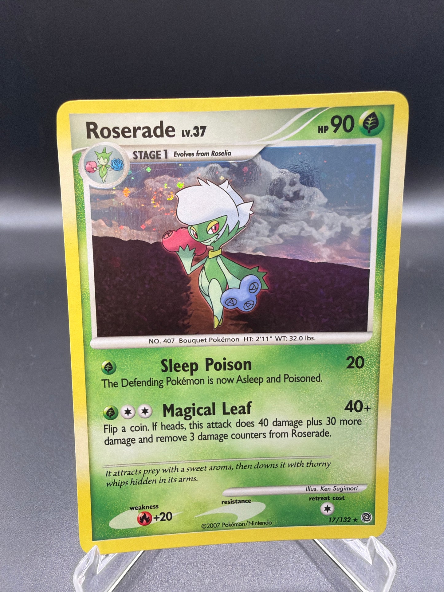 Pokémon TCG: 2007 Roserade - 17/132 - Secret Wonders (SW)