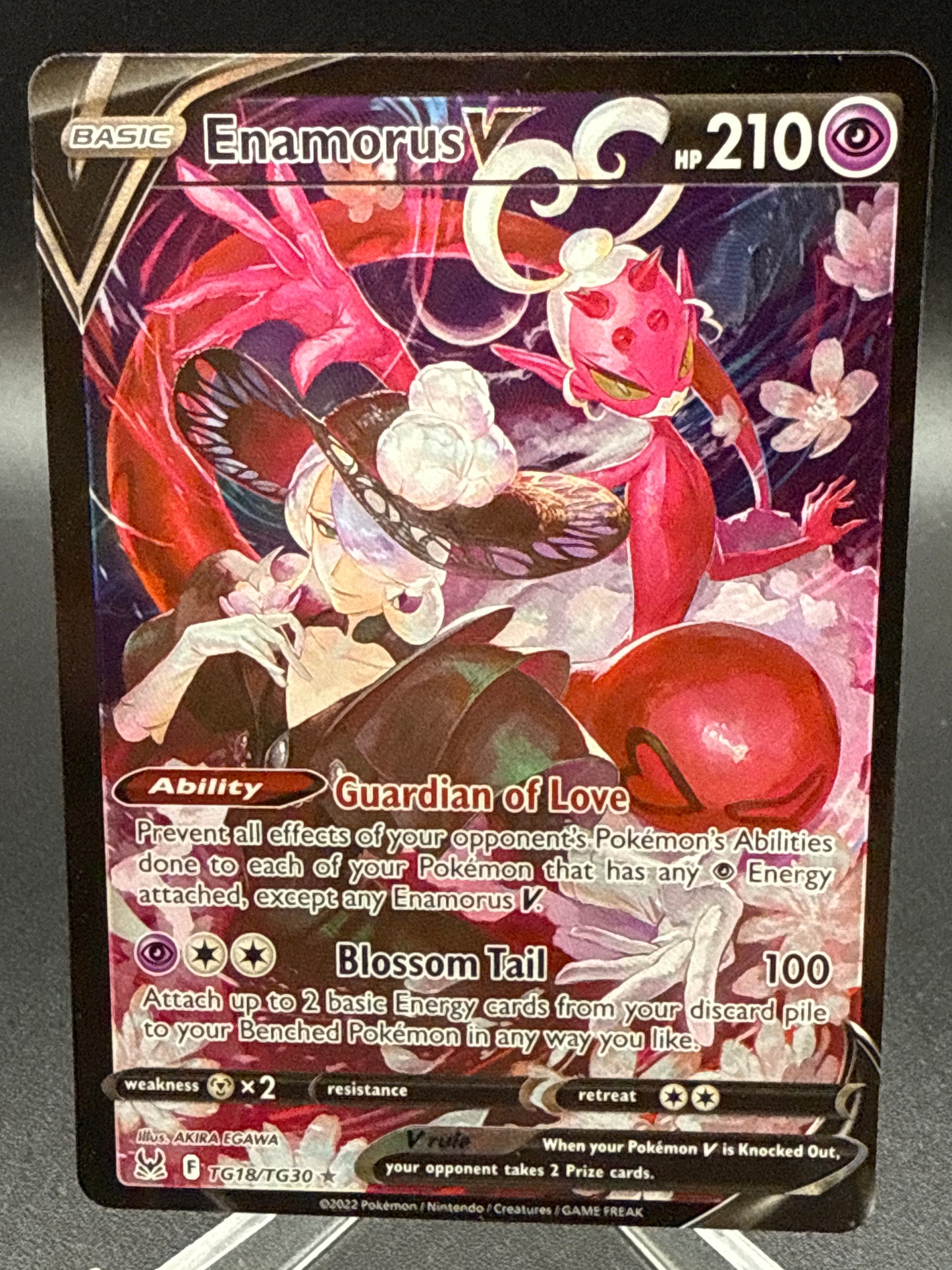 Pokemon TCG: 2022 Enamorus V TG18/TG30 S&S: Lost Origin