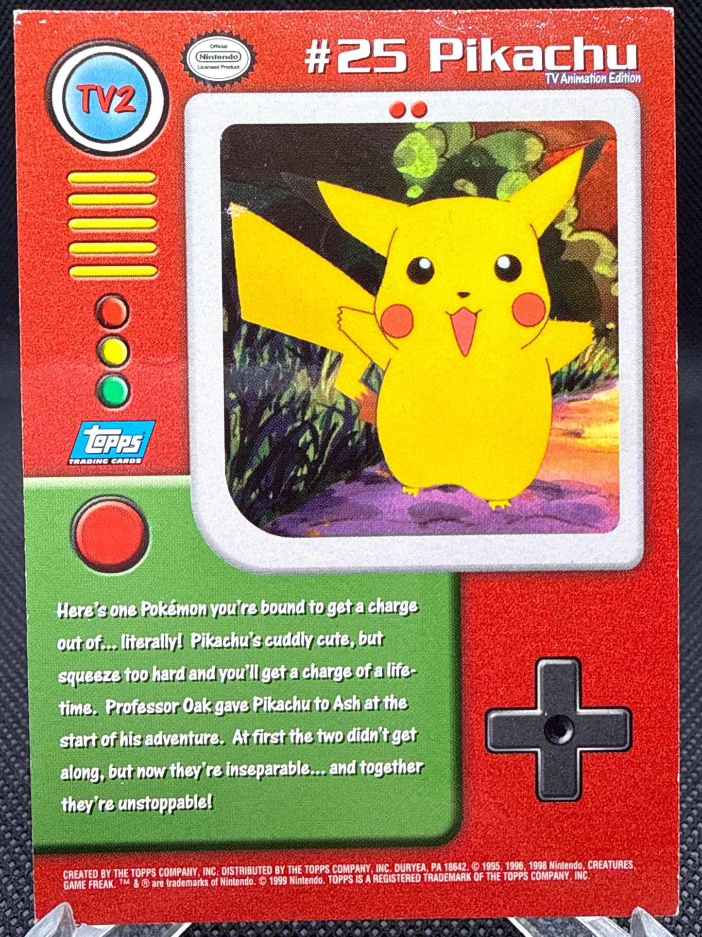 Pokémon TCG : 1999 Pikachu - #25 - TV2 Topps Chrome TV Series
