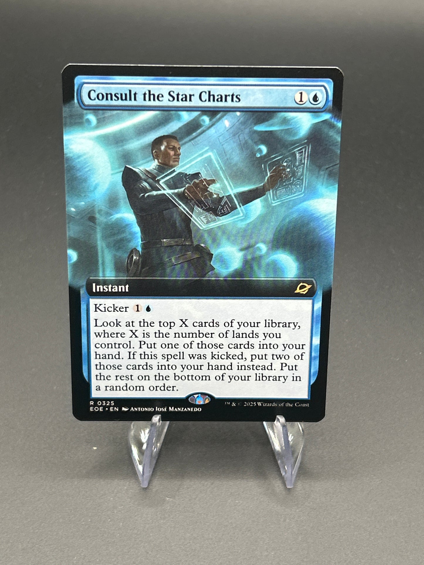 MTG TCG: Consult the Star Charts (Extended Art) - Edge of Eternities (EOE)