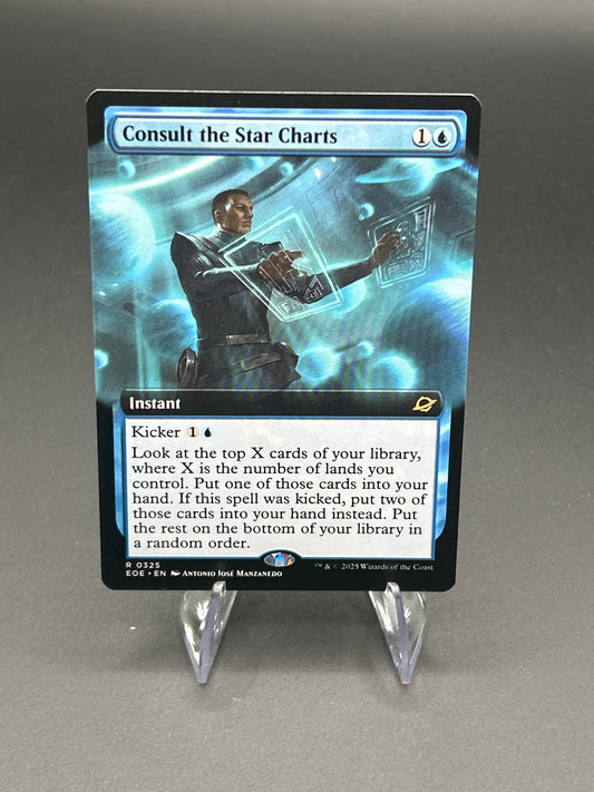 MTG TCG: Consult the Star Charts (Extended Art) - Edge of Eternities (EOE)