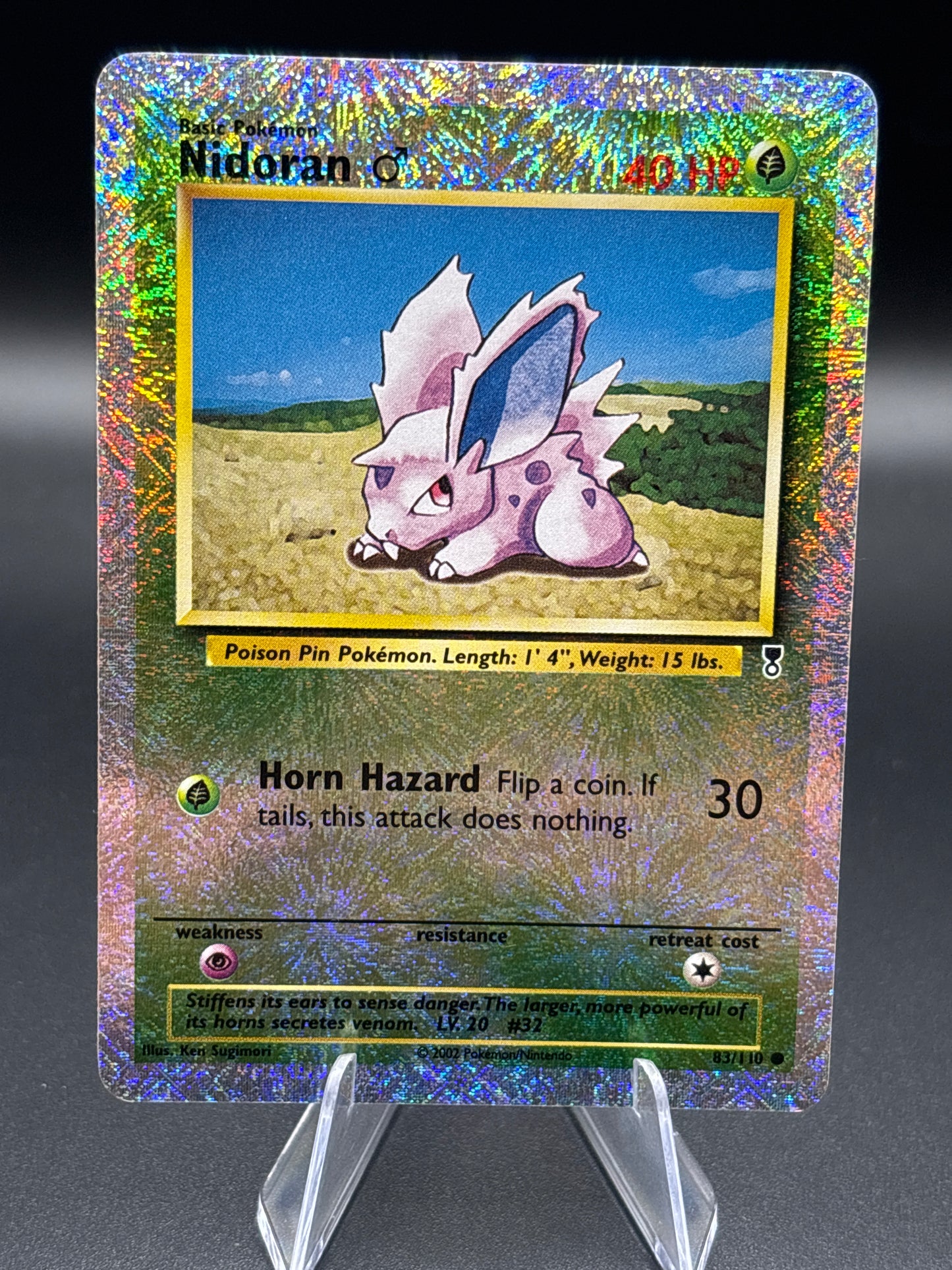 Pokémon TCG: 2002 Nidoran M 83/110 - LC: Legendary Collection
