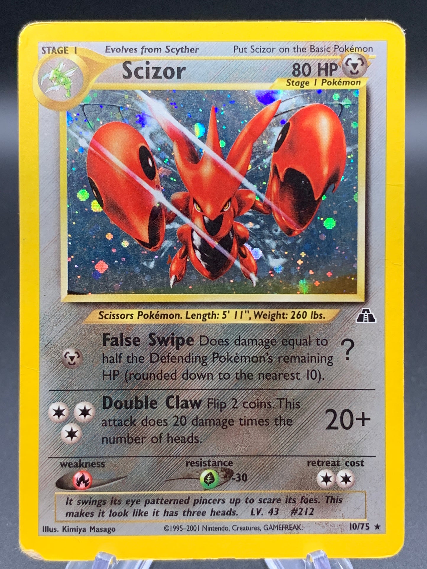 Pokémon TCG: 2001 Scizor - 10/75 - Neo Discovery
