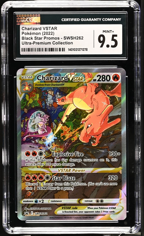CGC 9.5 Pokémon TCG: 2022 Charizard VSTAR- Ultra Premium Collection Promo- SWSH262