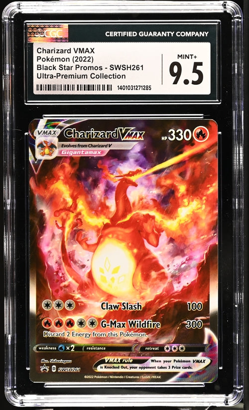 CGC 9.5 Pokémon TCG: 2022 Charizard Vmax SWSH261 Promo