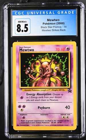 CGC 8.5 Pokémon TCG: 2000 Mewtwo #14 WoTC Promo