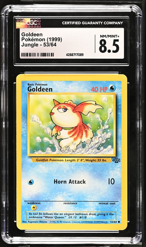 CGC 8.5 Pokémon TCG: 1999 Goldeen 53/64 Jungle