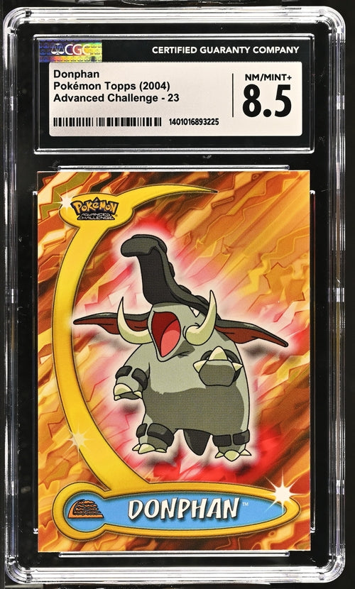 CGC 8.5 Pokémon TCG: 2004 Donphan #23 Pokemon 2004 Topps Advanced Challenge
