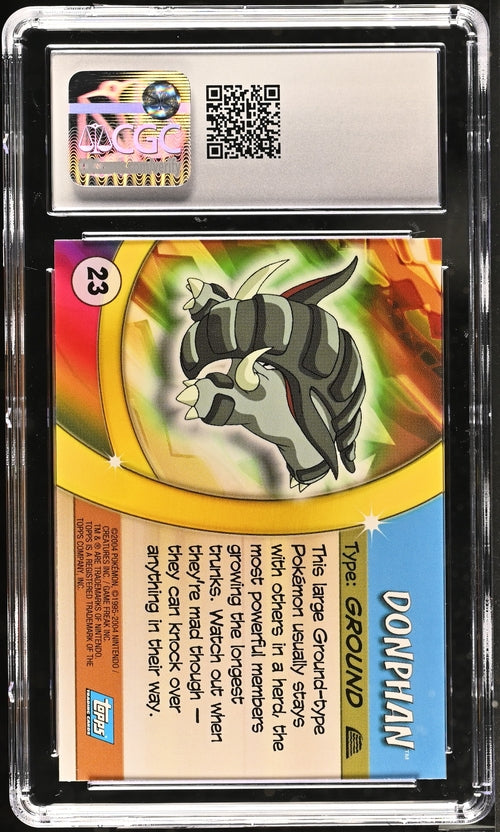 CGC 8.5 Pokémon TCG: 2004 Donphan #23 Pokemon 2004 Topps Advanced Challenge