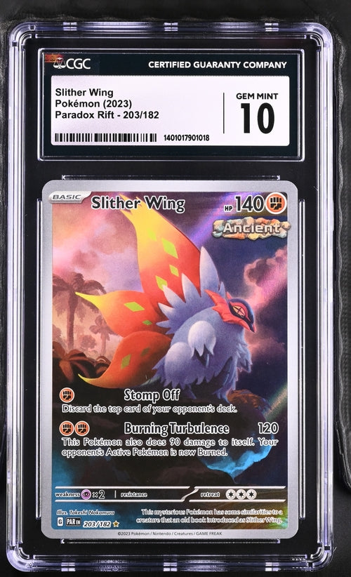 CGC 10 Pokémon TCG: 2023 Slither Wing 203/182 - Paradox Rift