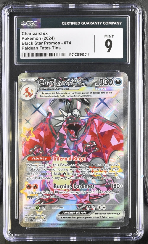 CGC 9 Pokémon TCG: 2024 - Charizard ex - #074 - SV: Scarlet & Violet Promos
