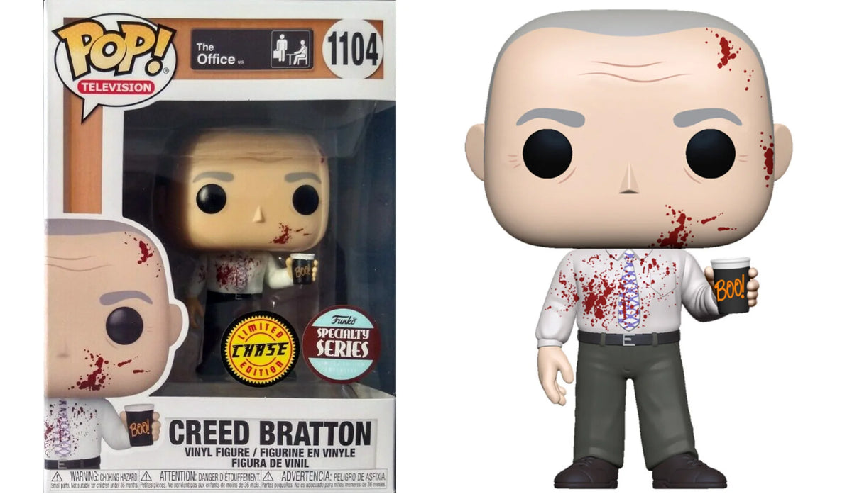 Funko PoP! Televion: The Office - Creed Bratton 1104 - Specialty Series Limited Edition Chase