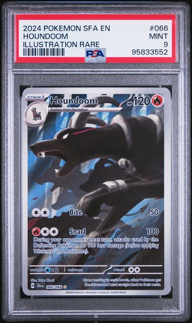 PSA 9 Pokémon TCG: 2024 Houndoom - 066/064 - S&V: Shrouded Fable