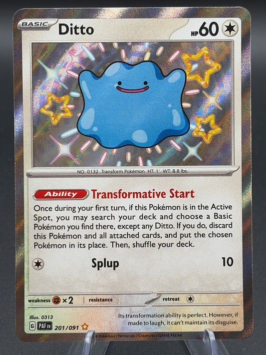 Pokémon TCG: 2024 Ditto 201/091- SV: Paldean Fates