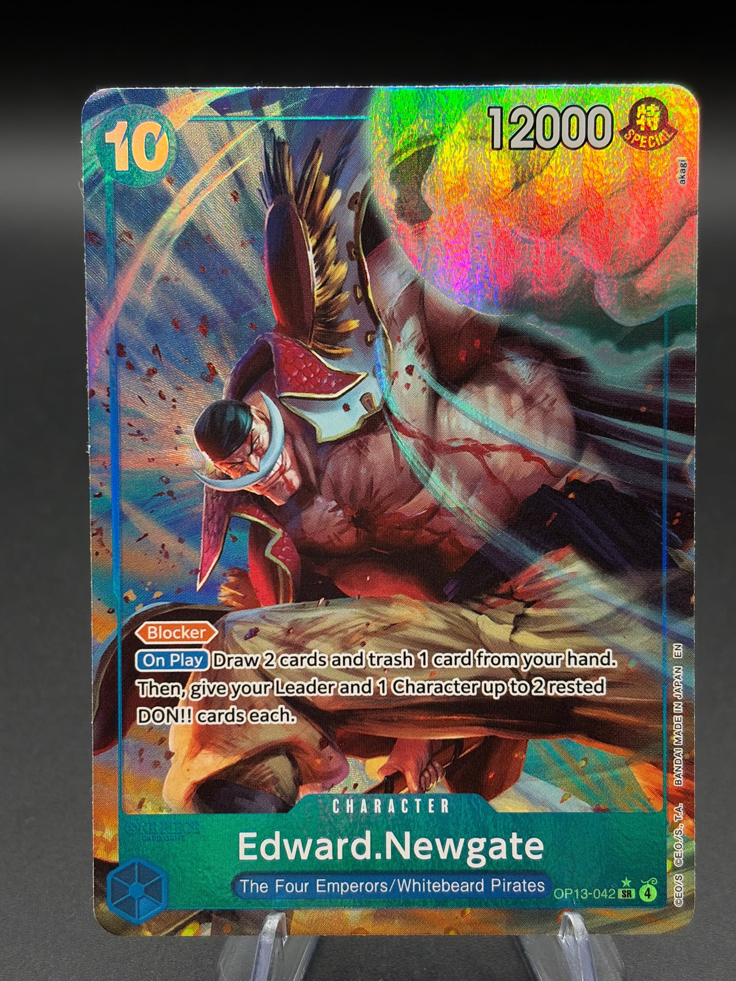 One Piece TCG: 2026 Edward.Newgate (Alternate Art) - Carrying On His Will (OP13)