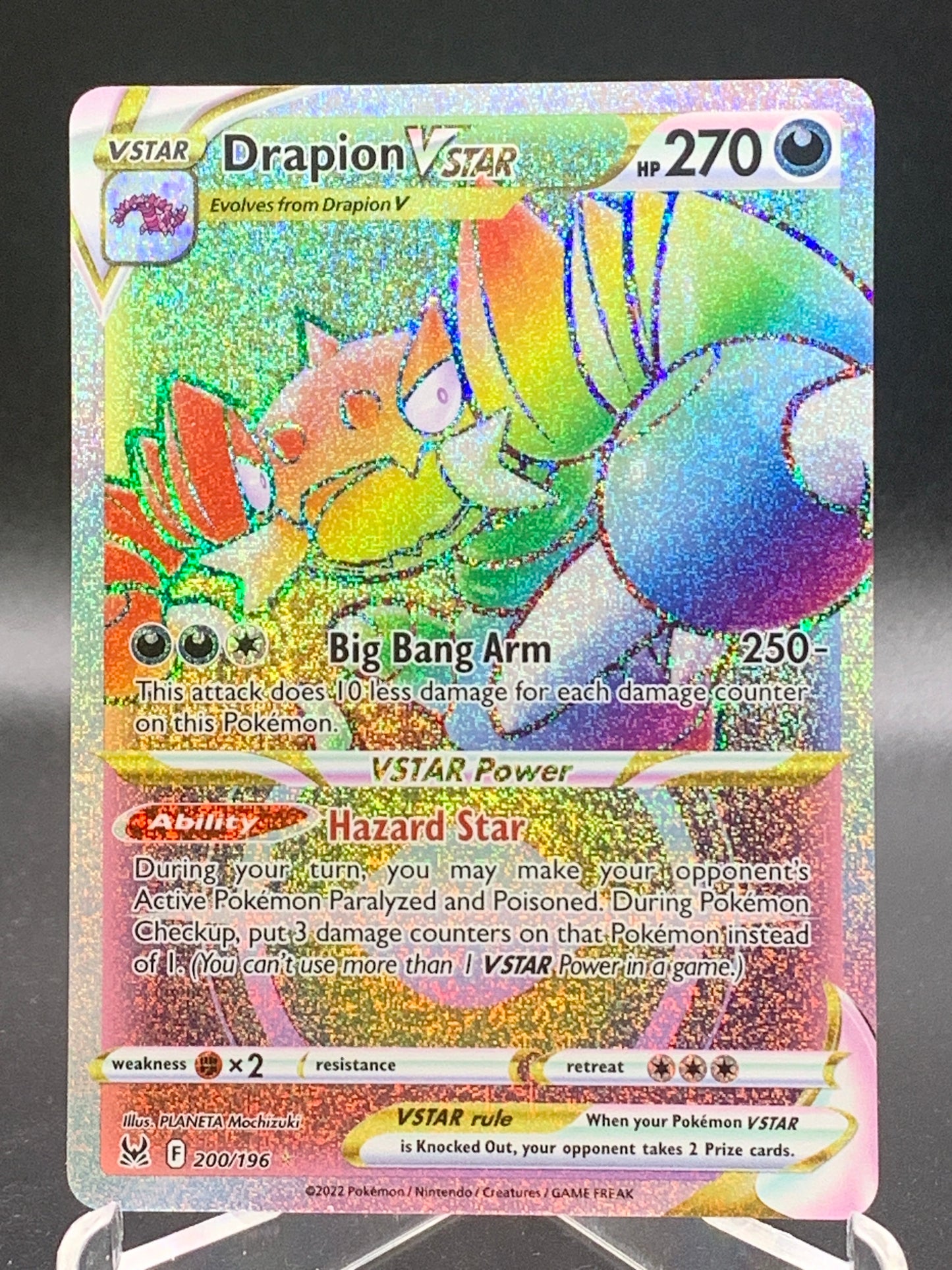 Pokémon TCG: 2022 Drapion Vstar 200/196 Lost Origin