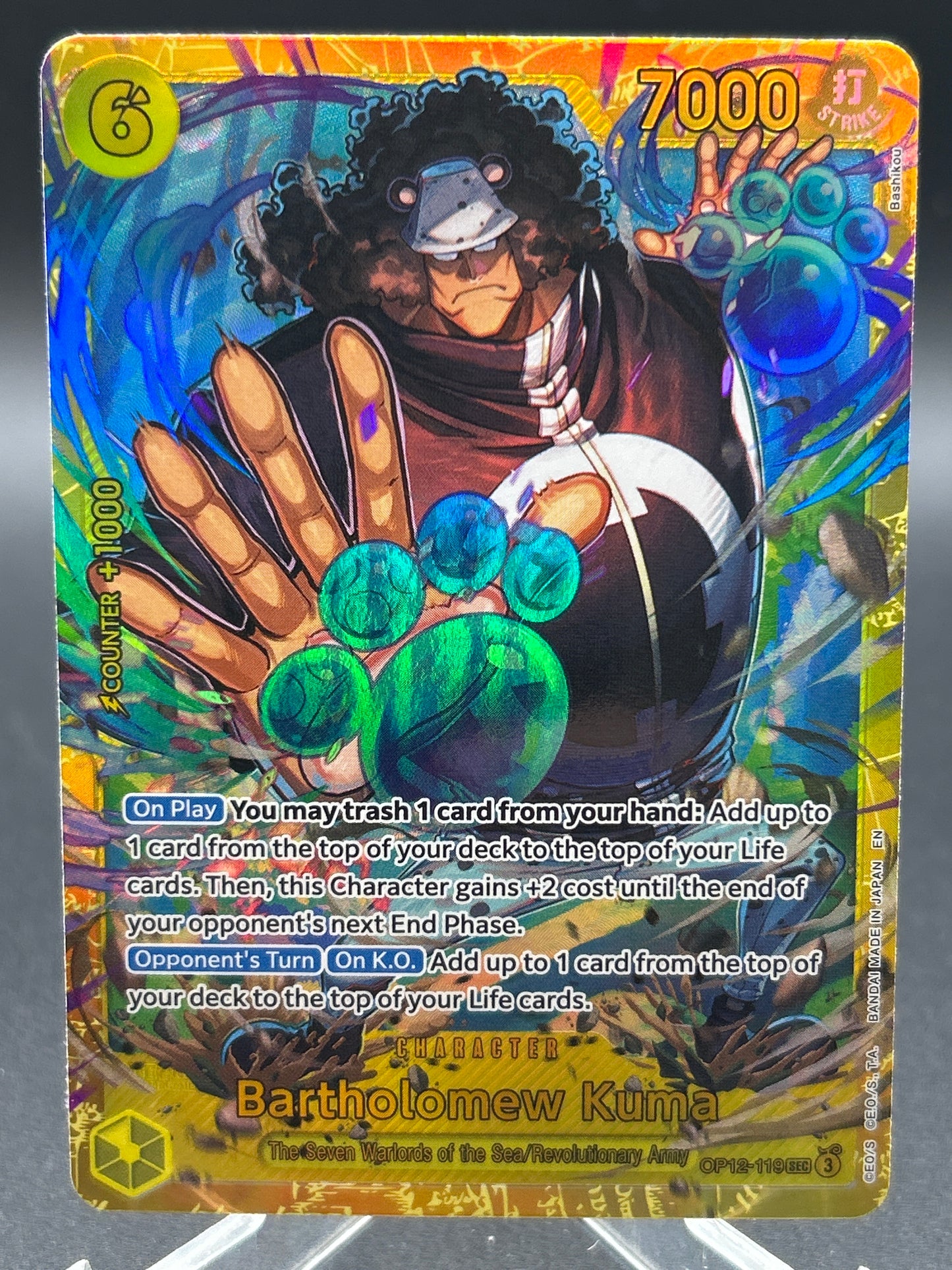 One Piece TCG: Bartholomew Kuma OP12 - 110 - Legacy of the Master