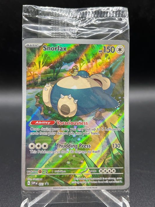 Pokémon TCG: 2023 Snorlax #051 SV: Scarlet & Violet Promo Sealed