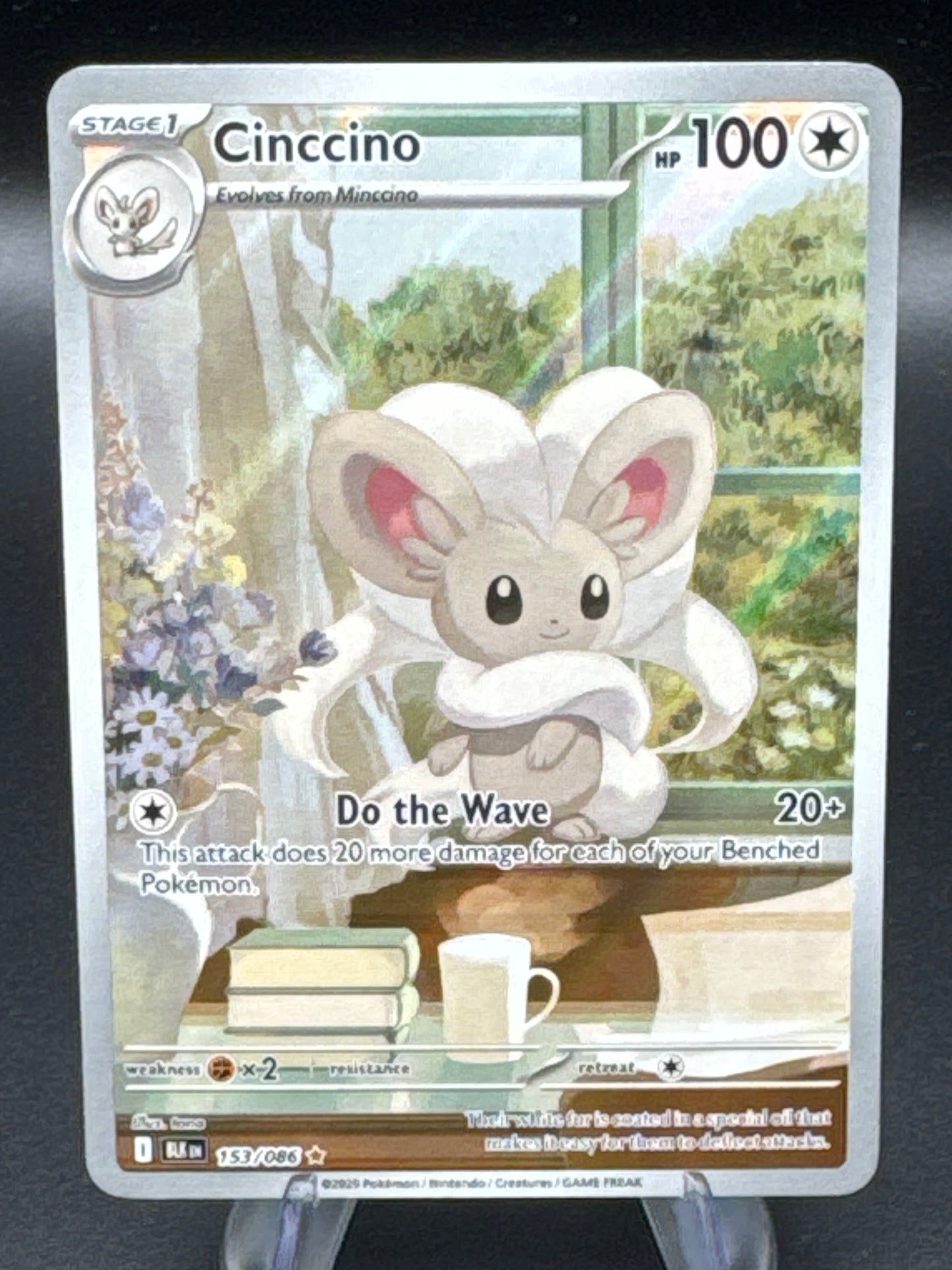 Pokémon TCG: 2025 Cinccino - 153/086 - SV: Black Bolt