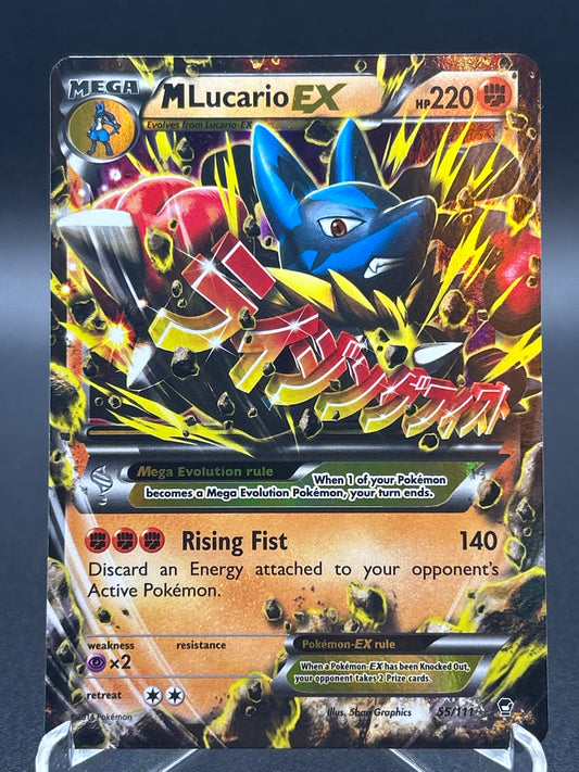 Pokémon TCG: 2014 MLucario EX 55/111 XY: Furious Fists Holo