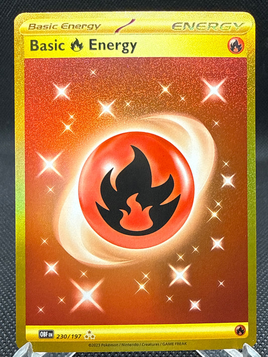 Pokémon TCG: 2023 Basic Fire Energy 230/197 SV: Obsidian Flames