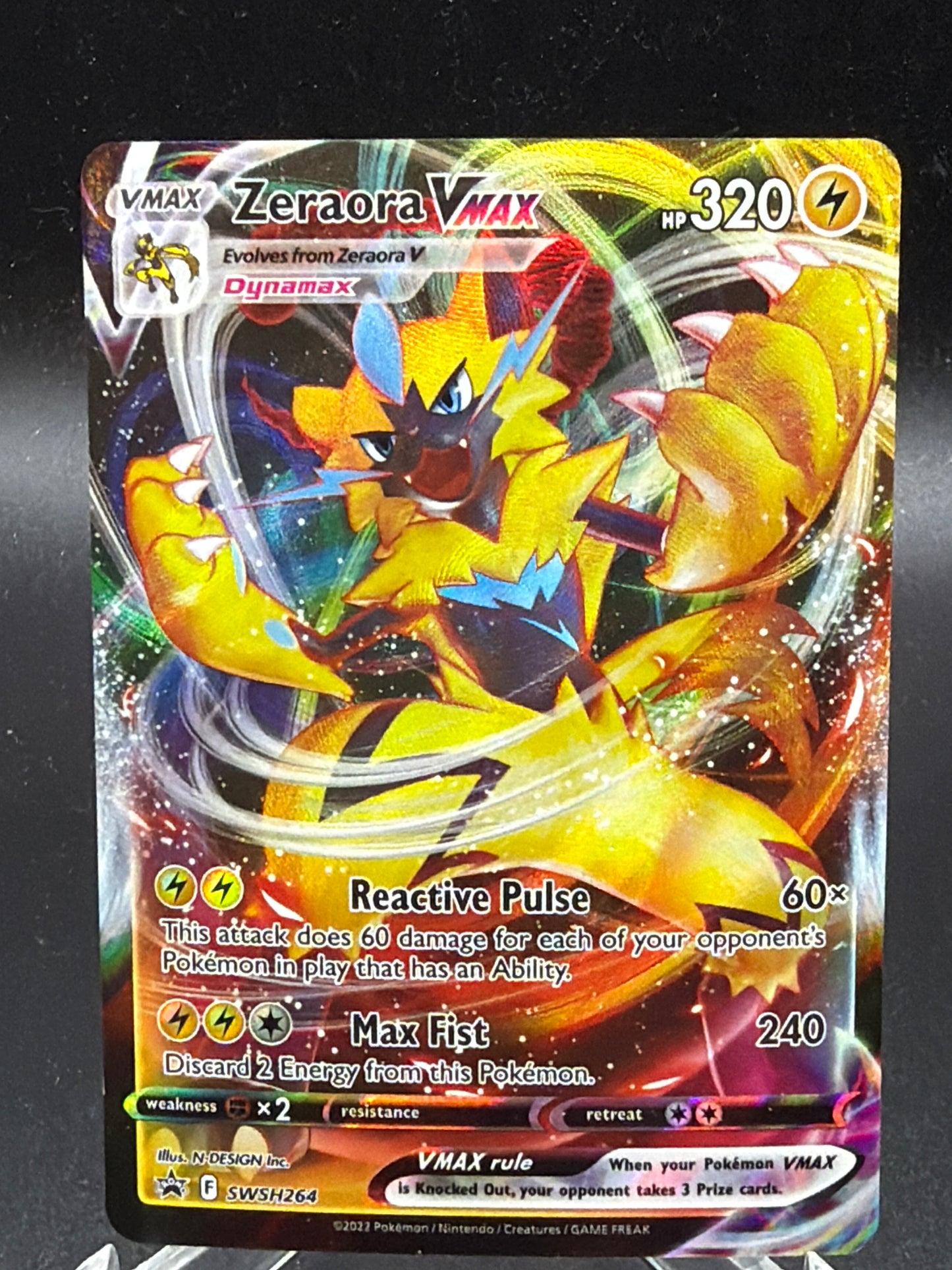 Pokémon TCG: 2022 Zeraora VMAX - SWSH264 - Sword & Shield Promo Cards