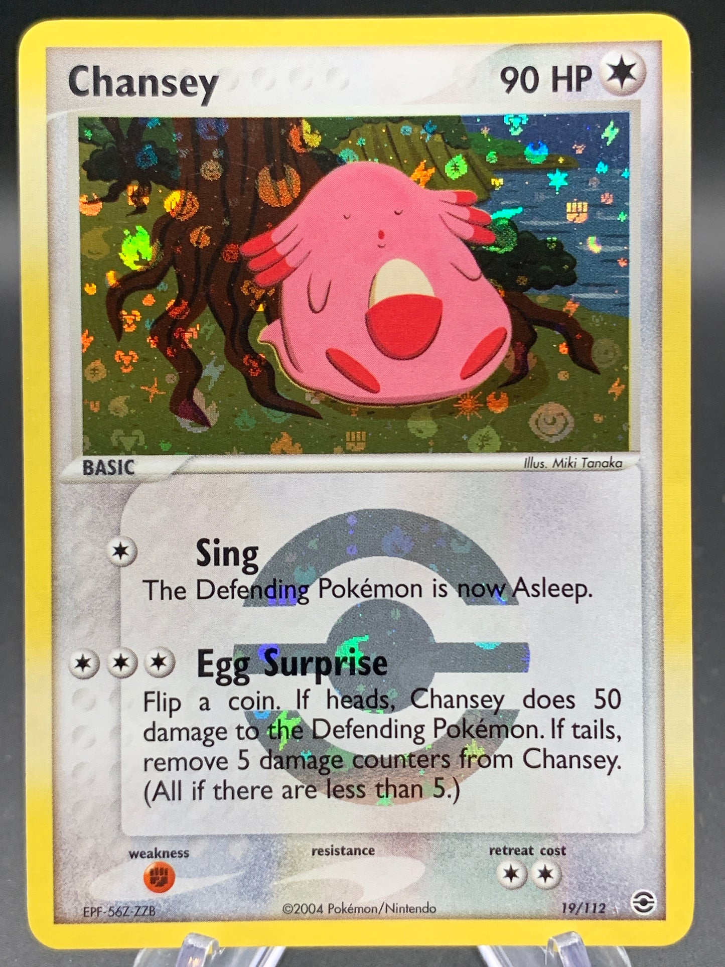 Pokémon TCG: 2004 Chansey - 19/112 - EX FireRed & LeafGreen Reverse-Holo