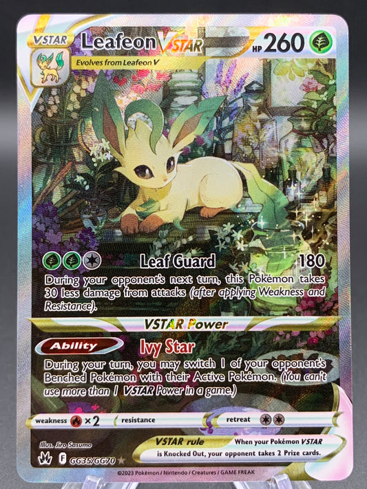 Pokémon TCG: 2023 Leafeon Vstar - GG35/GG70 - SWSH: Crown Zenith Galarian Gallery
