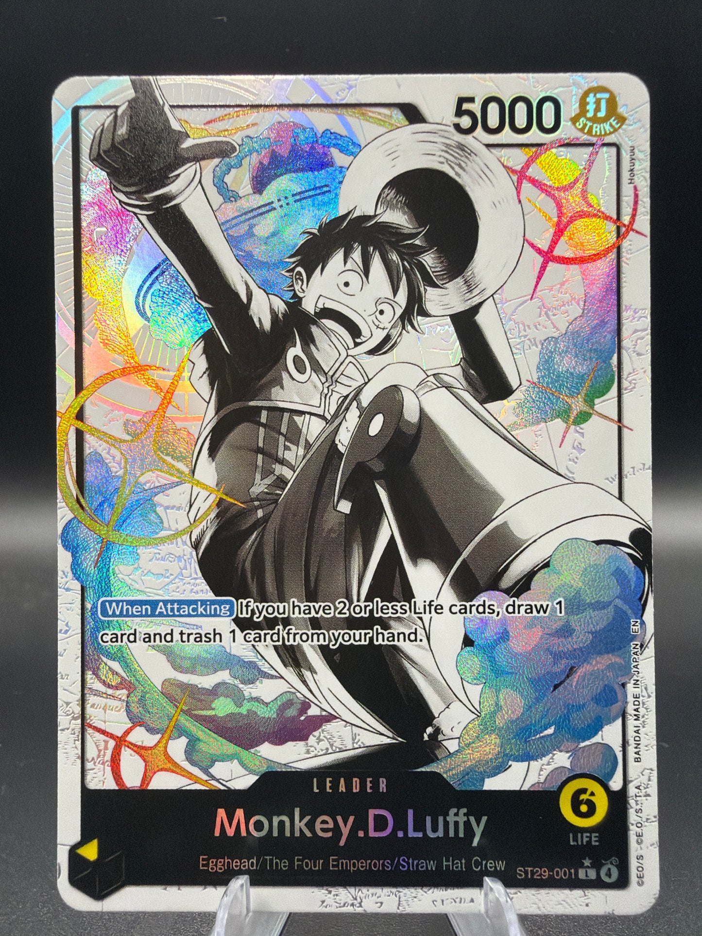 One Piece TCG: Monkey.D.Luffy (001) (Parallel) - Starter Deck 29: Egghead