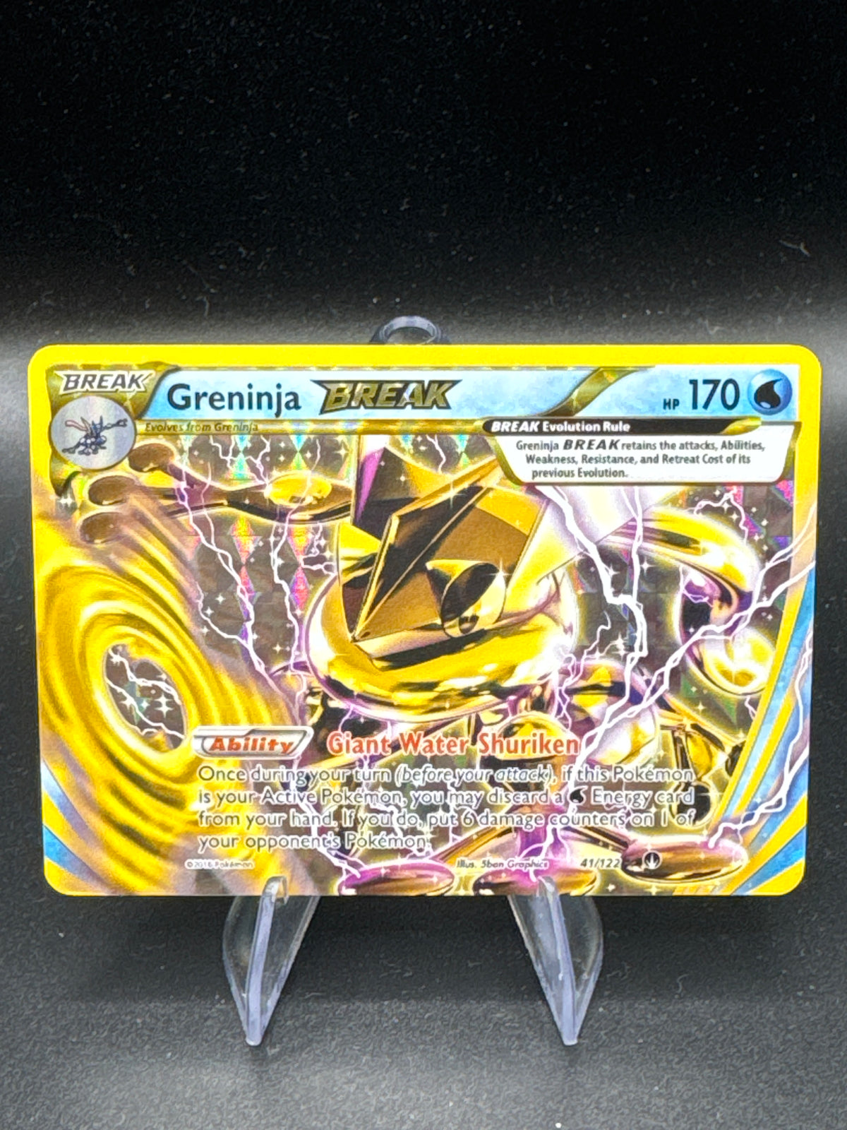 Pokémon TCG: 2016 Greninja Break 41/122 XY: Breakpoint
