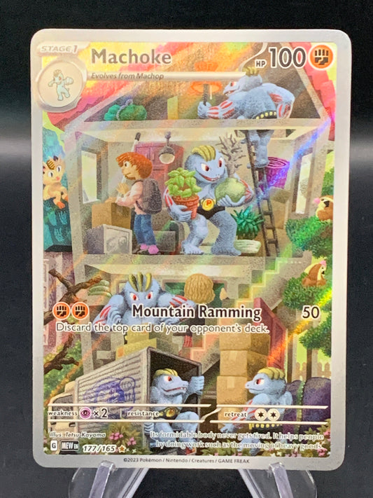 Pokémon TCG: 2023 Machoke 177/165 SV: Scarlet & Violet 151