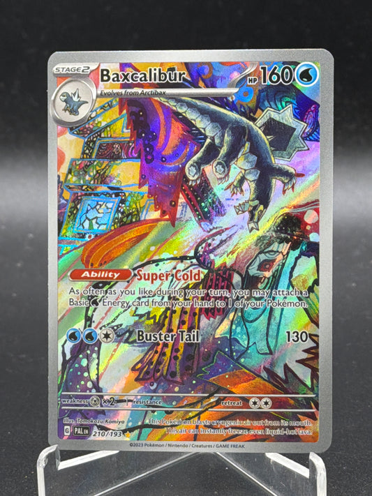 Pokémon TCG: 2023 Baxcalibur 210/193 Illustration Rare Paldea Evolved