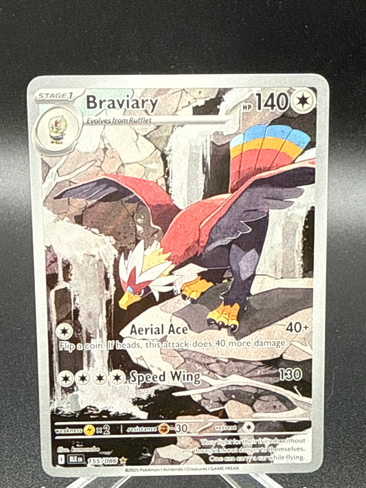 Pokémon TCG: 2025 Braviary - 155/086 - SV: Black Bolt