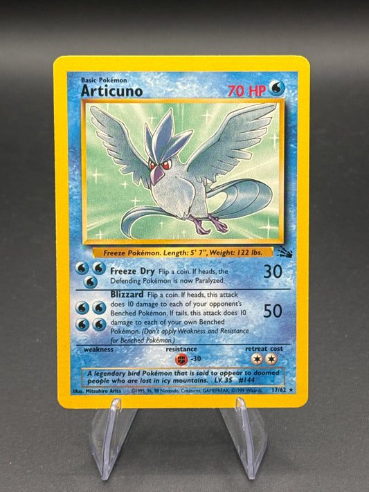 Pokémon TCG: 1999 - Articuno - 17/62 - Fossil