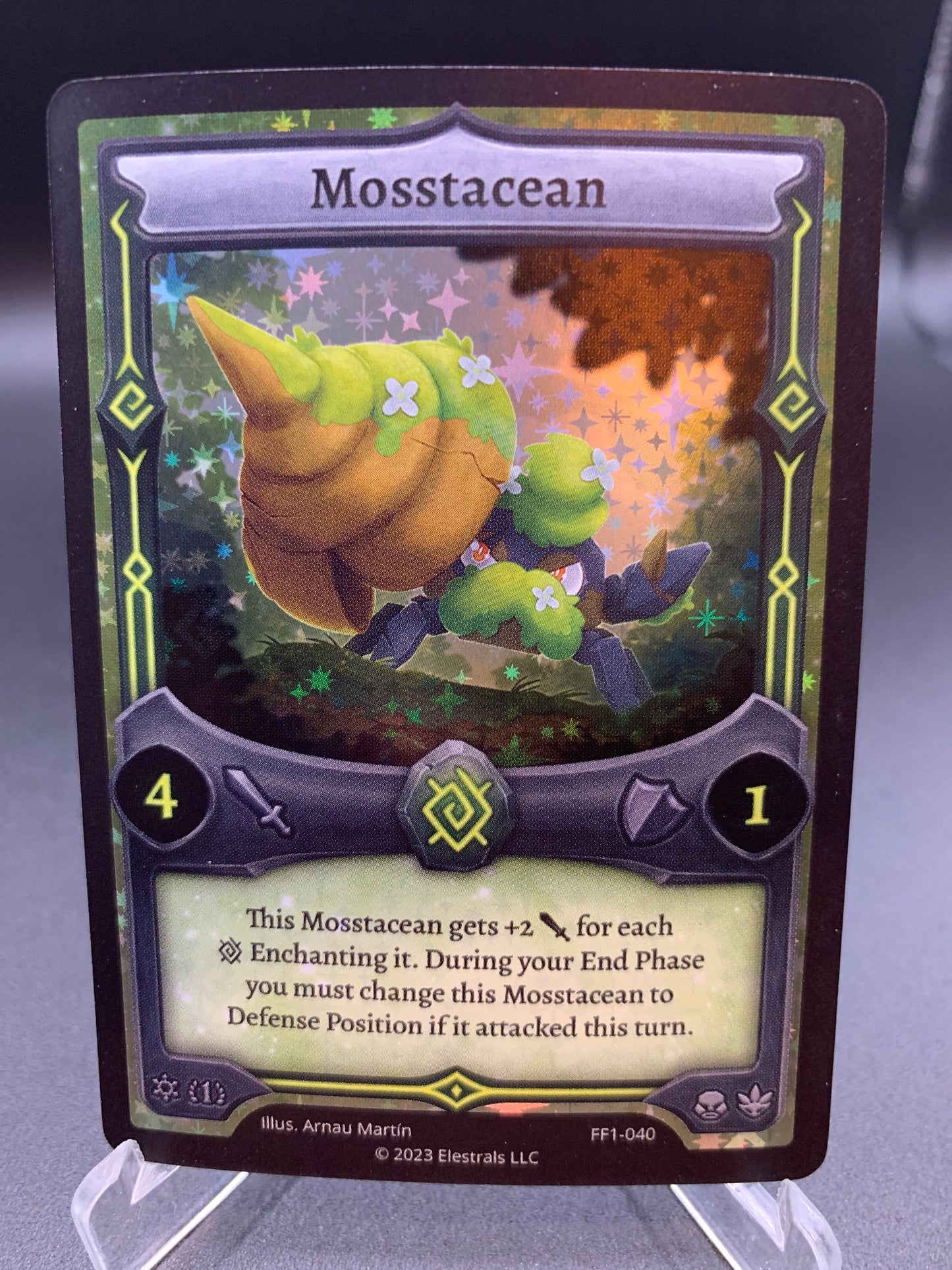 Elestrals TCG: Mosstacean FF1-040 Frostfall [First Edition]