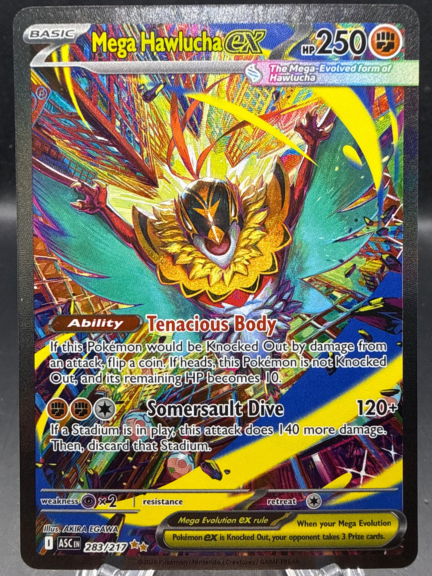 Pokémon TCG: 2026 Mega Hawlucha ex - 283/217 - ME: Ascended Heroes