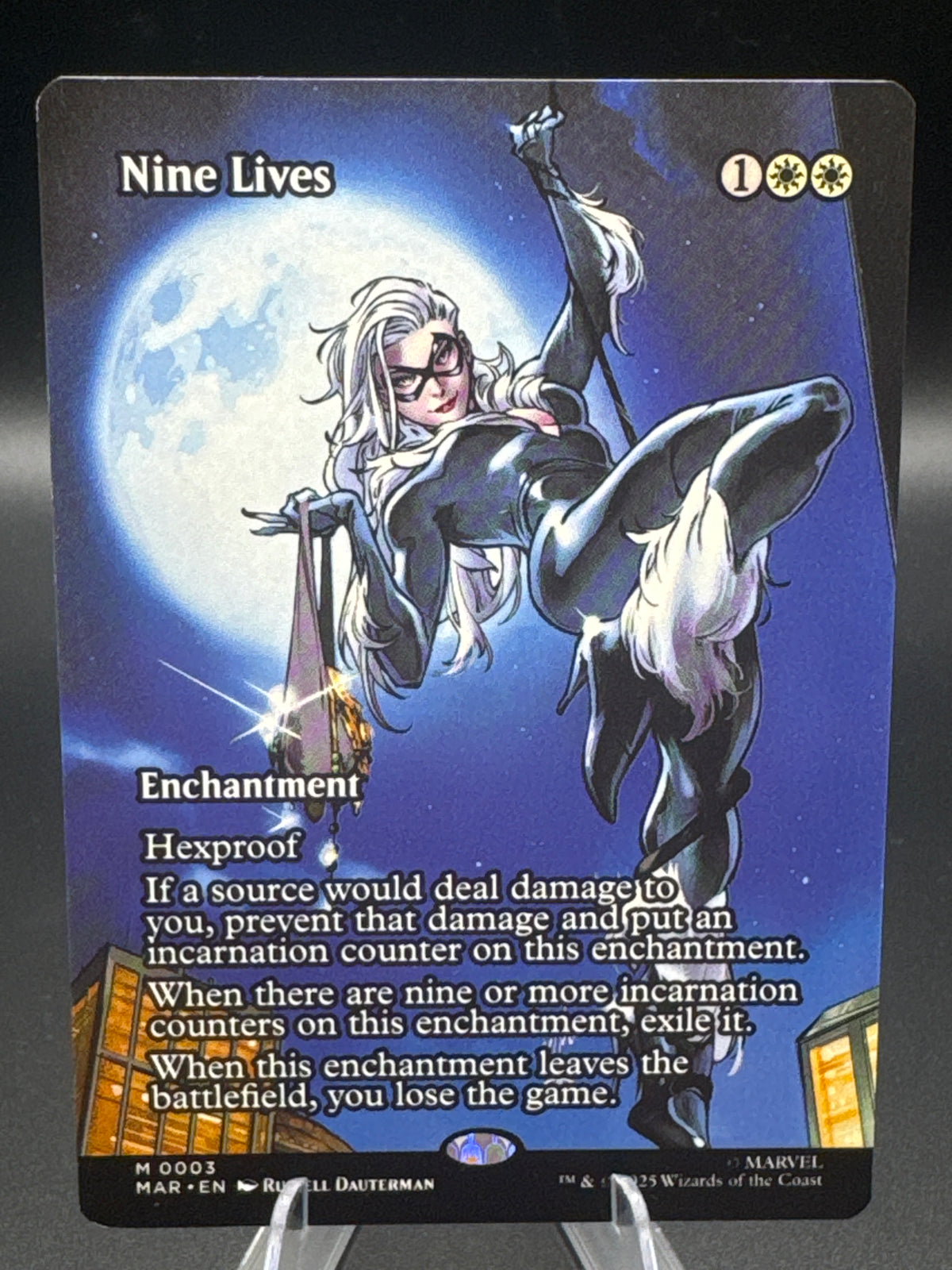 MTG TCG: Nine Lives (Borderless) M 0003 MAR: Marvel Universe Eternal-Legal