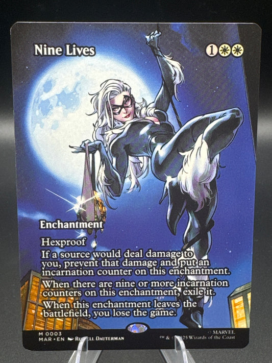 MTG TCG: Nine Lives (Borderless) M 0003 MAR: Marvel Universe Eternal-Legal