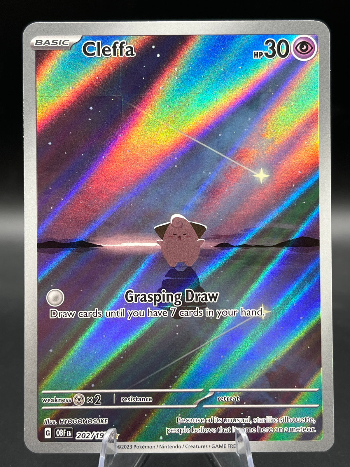 Pokémon TCG: 2023 Cleffa - 202/197 - SV: Obsidian Flames