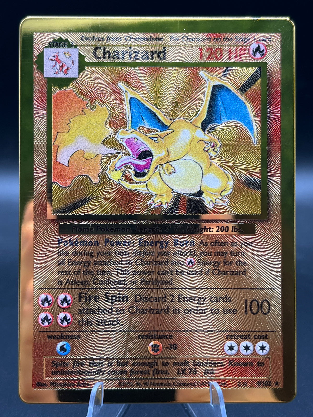 Pokémon TCG: 2021 Charizard 4/102 - SWSH: Celebrations Metal Card Promo