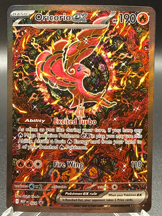 Pokémon TCG: 2025 Oricorio ex #024 MEP: Mega Evolution Promo