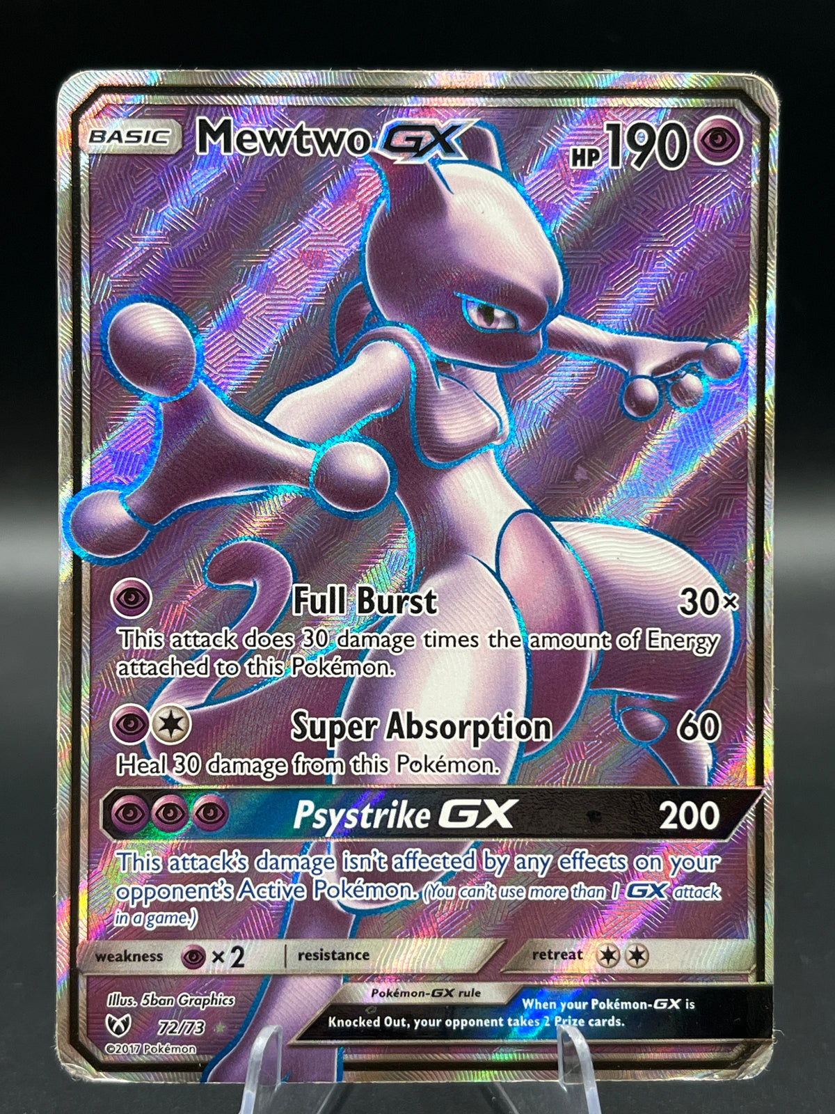 Pokémon TCG: 2017 Mewtwo GX - 72/73 - SM: Shining Legends