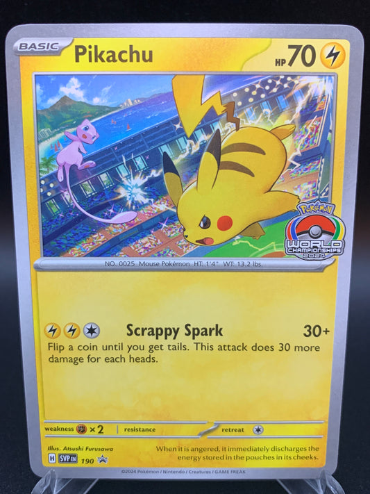 Pokemon TCG: 2024 Pikachu #190 Scarlet & Violet Promos