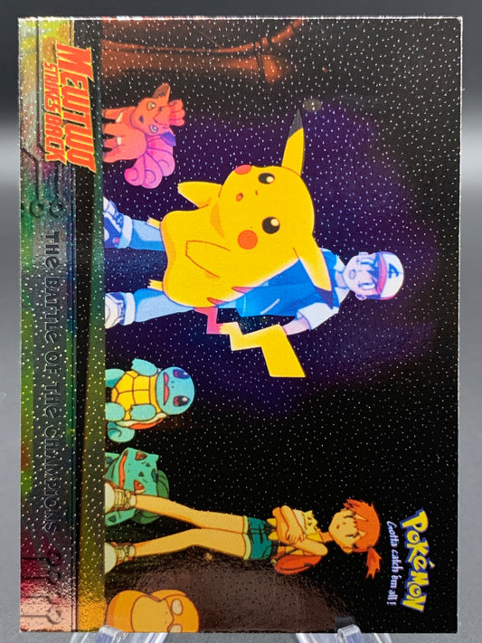 Pokémon TCG: Topps Pokémon The Battle of the Champions - #25 - Mewtwo Strikes Back Movie Animation Edition Holo Textured