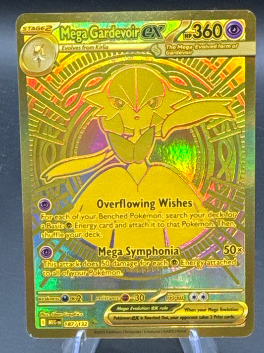 Pokémon TCG: 2025 Mega Gardevoir ex - 187/132 - MEG: Mega Evolution