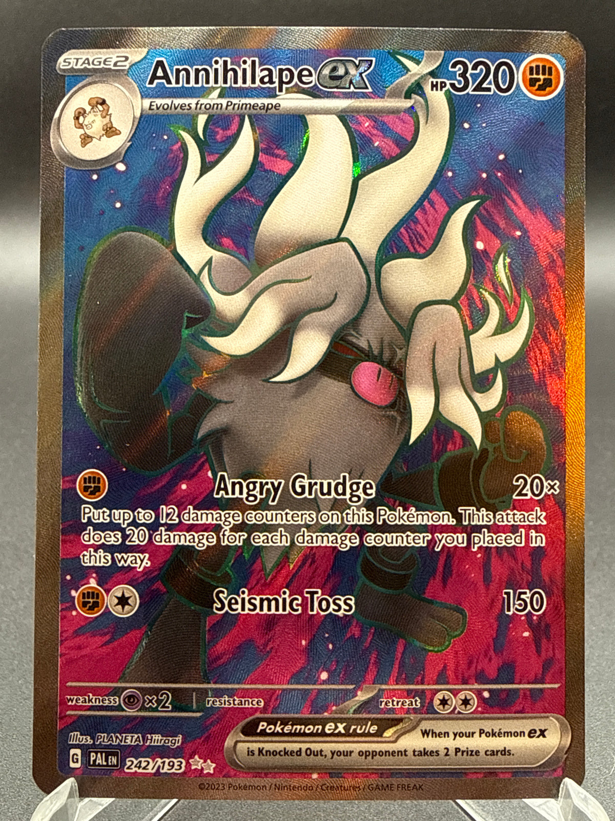 Pokémon TCG: 2023 Annihilape ex - 242/193 - SV02: Paldea Evolved