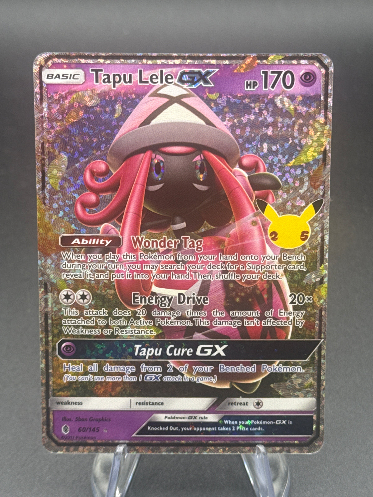 Pokémon TCG: 2021 Tapu Lele GX - 60/145 - SWSH: Celebrations Classic Collection