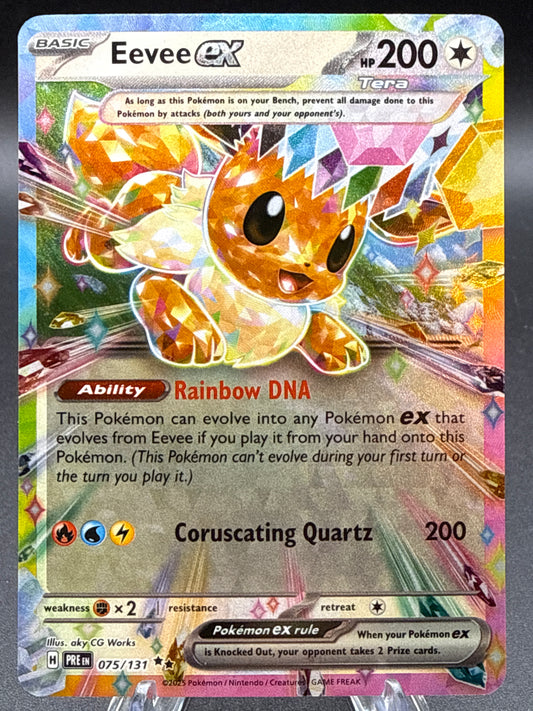 Pokémon TCG: 2024 Eevee ex - 075/131 - SV: Prismatic Evolutions