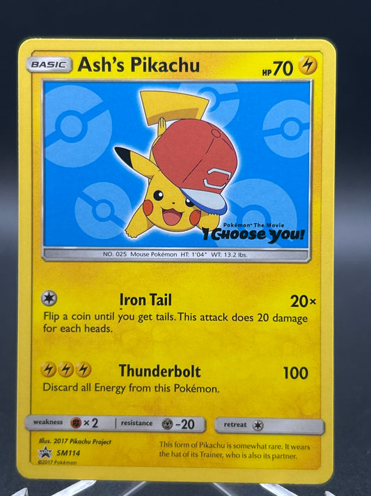Pokémon TCG: 2017 Ash's Pikachu SM114 - SM: Promos